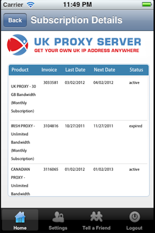 UK Proxy Server screenshot 3