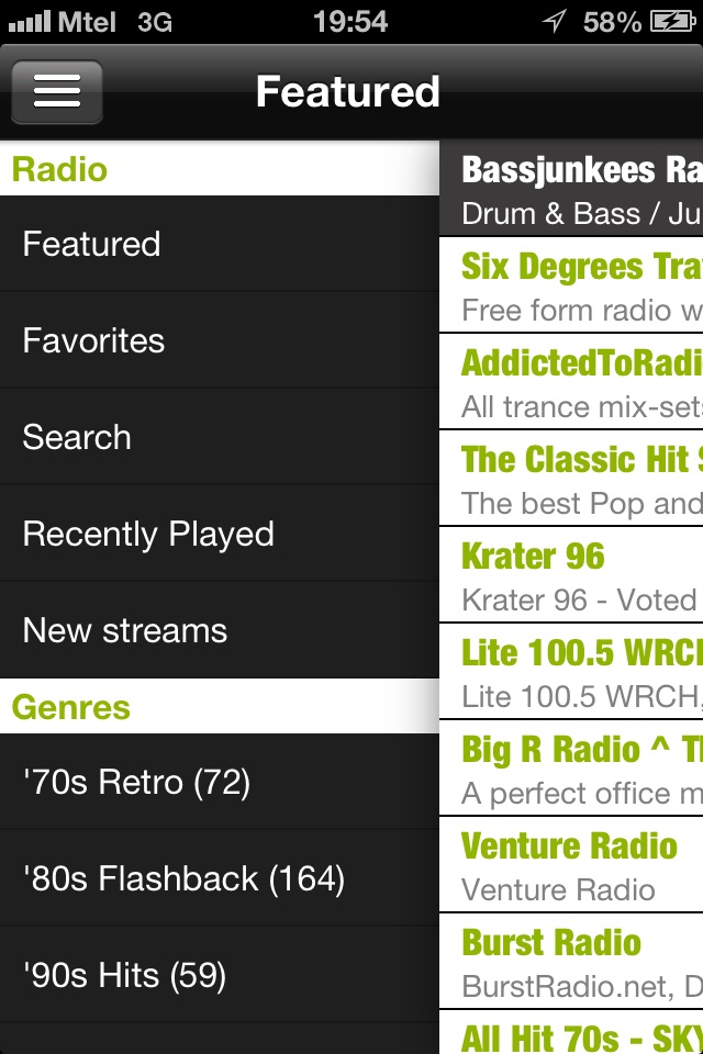 RadioBox Free -  A collection of great online and FM radio stations worldwide screenshot 2