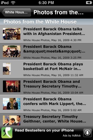 Obama Administration - White House News screenshot 2