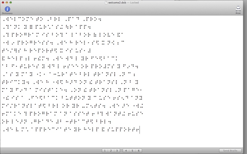 Screenshot #1 pour Braille Writer Student