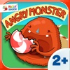 Angry Monster – loves Candies! Kids Apps for toddlers and preschoolers aged 2 and above - by Happy Touch Kids Games®