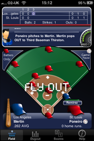 fizz baseball 2010 free iphone screenshot 1