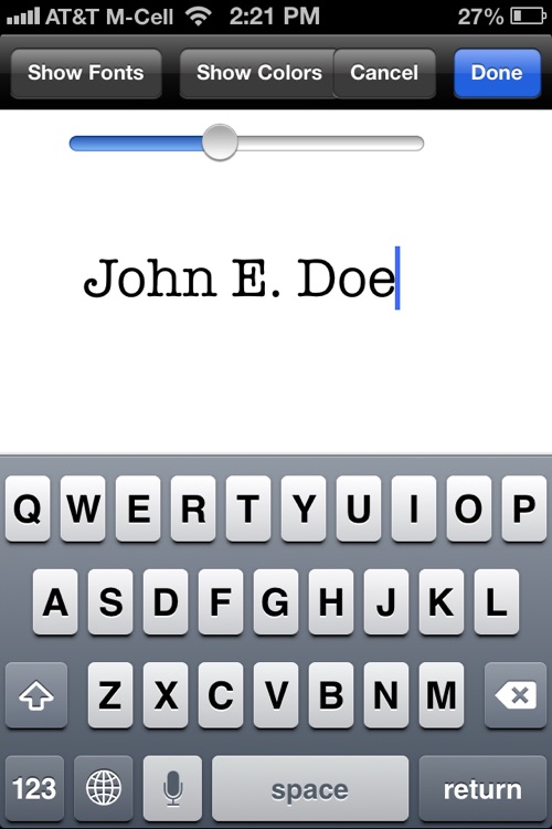 PDF Sign for iPhone : Sign and fill PDF documents screenshot-3
