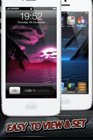 3D Themer FREE HD - Retina Wallpaper, Themes and Backgrounds for IOS 7 screenshot 2