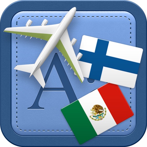 Traveller Dictionary and Phrasebook Finnish - Mexican Spanish icon