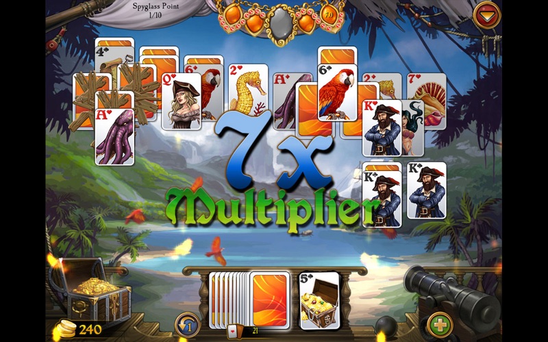 seven seas solitaire iphone screenshot 3