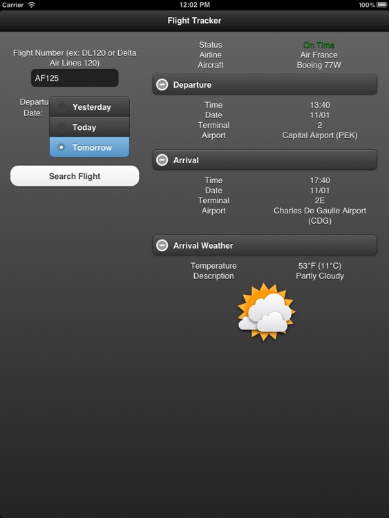 Flight Tracker for iPad Free