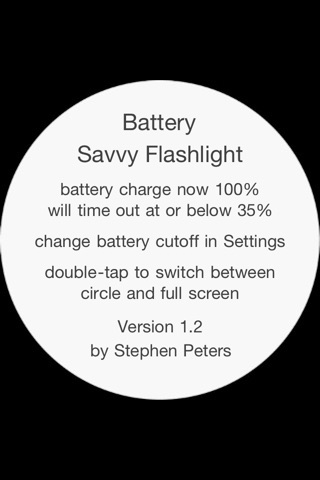 Battery Savvy Flashlight screenshot 3