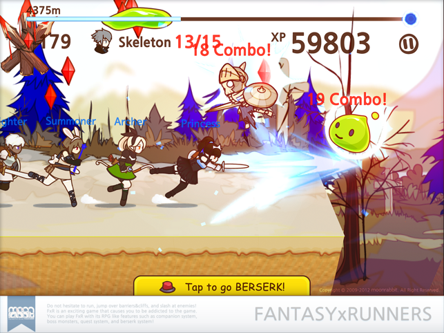 ‎FANTASYxRUNNERS Screenshot