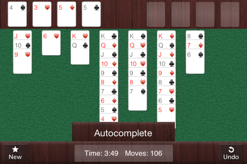 FreeCell Classic HD screenshot 4