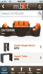 Modern Bay Furniture screenshot #2 for iPhone