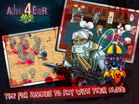 Screenshot #6 pour Alive4ever mini: Zombie Party for iPad