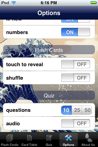 Kana Cards (Hiragana Katakana Numbers) screenshot 3