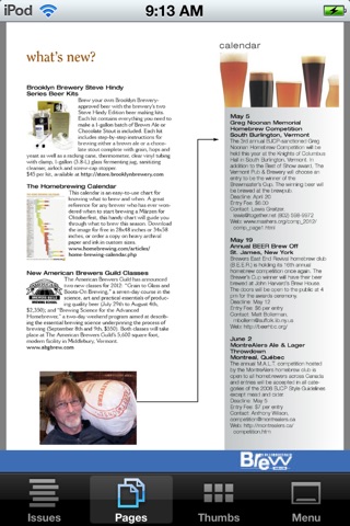 Brew Your Own Magazine Mobile screenshot 3