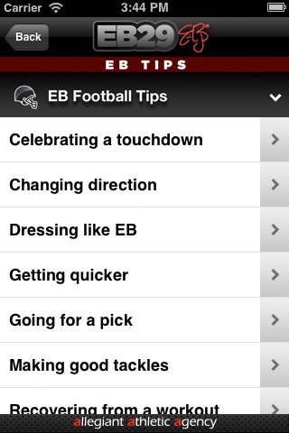 EB29 - The Official Eric Berry App screenshot 4