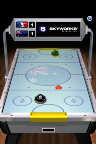 world cup air hockey™ free iphone screenshot 1