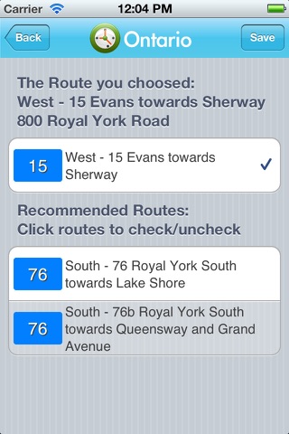 Ontario Next Bus screenshot 4