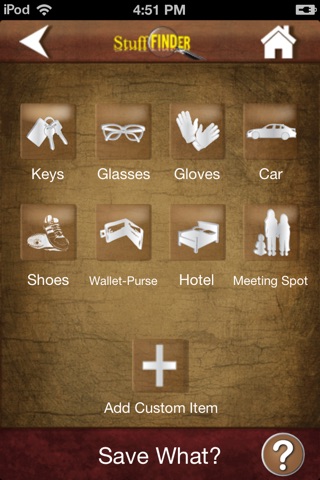 My StuffFinder screenshot 2