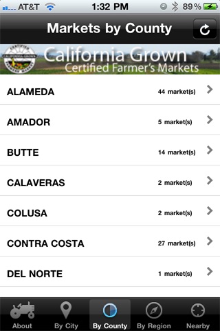 California Certified Farmers Markets screenshot 2