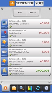 Expenses Under Control screenshot #2 for iPhone