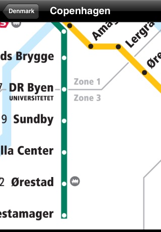 Denmark Subway Maps (Copenhagen)