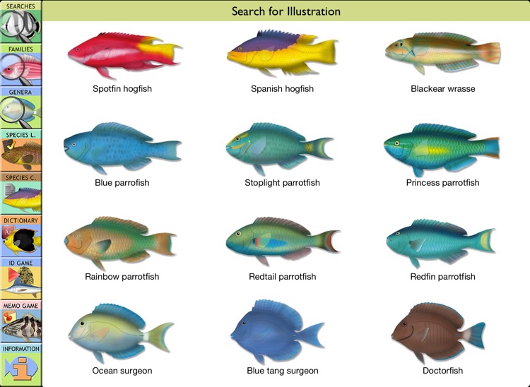 Marine Fishes - Identification Guide for iPad