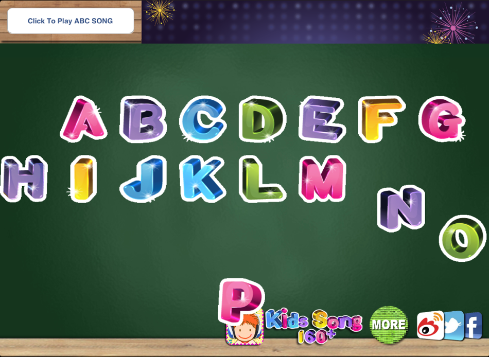 #2. ABC Song - Alphabet Song with Action & Touch Sound Effect (iOS) 来自: AppsNice
