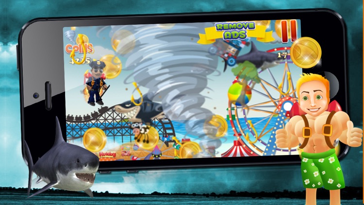 A Shark Tornado - Dangerous Splash Down Edition FREE Game screenshot-3