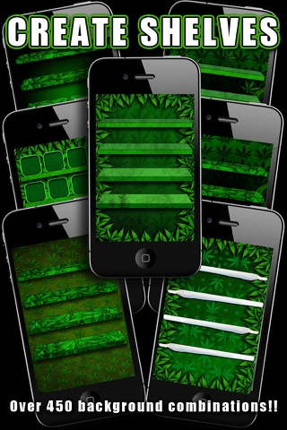 iCreate – Weed! UNLIMITED Backgrounds-Shelves-App Frames screenshot 3