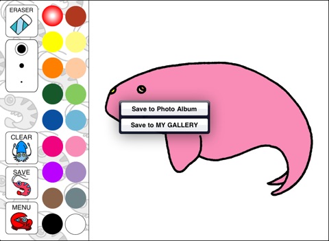 Aquarium Coloring for Kids Lite ~Ocean Life~ screenshot 2