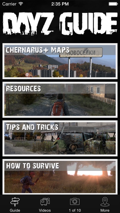 Maps and Guide for DayZ Standalone