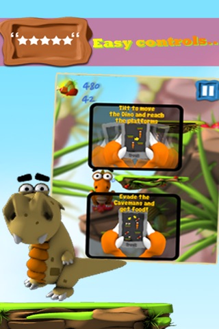 Dino Jump Adventure Escape from Caveman screenshot 3