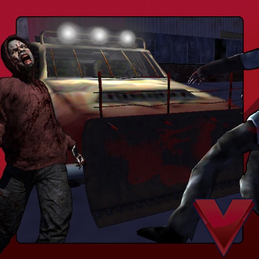 Zombie outbreak car parking 3D icon