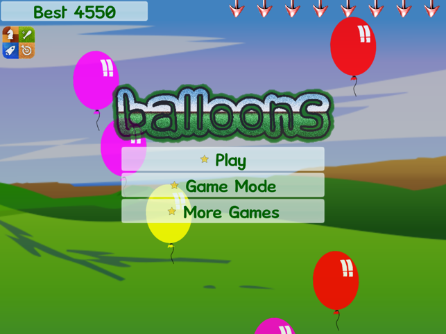 Balloons HD, game for IOS