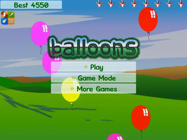 Balloons HD, game for IOS