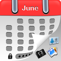 MyCalendar TopSecrete Free - Hide and lock private photovideo and secret info + protected by BirthDay Calendar