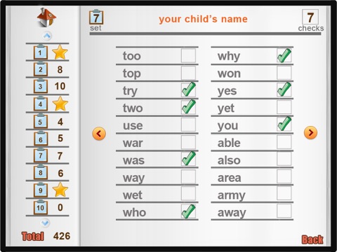 1000 Sight Words Box Free - HD screenshot 4