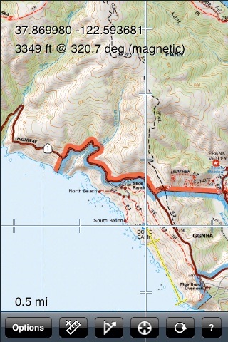 Mt Tam Trail Map screenshot-3