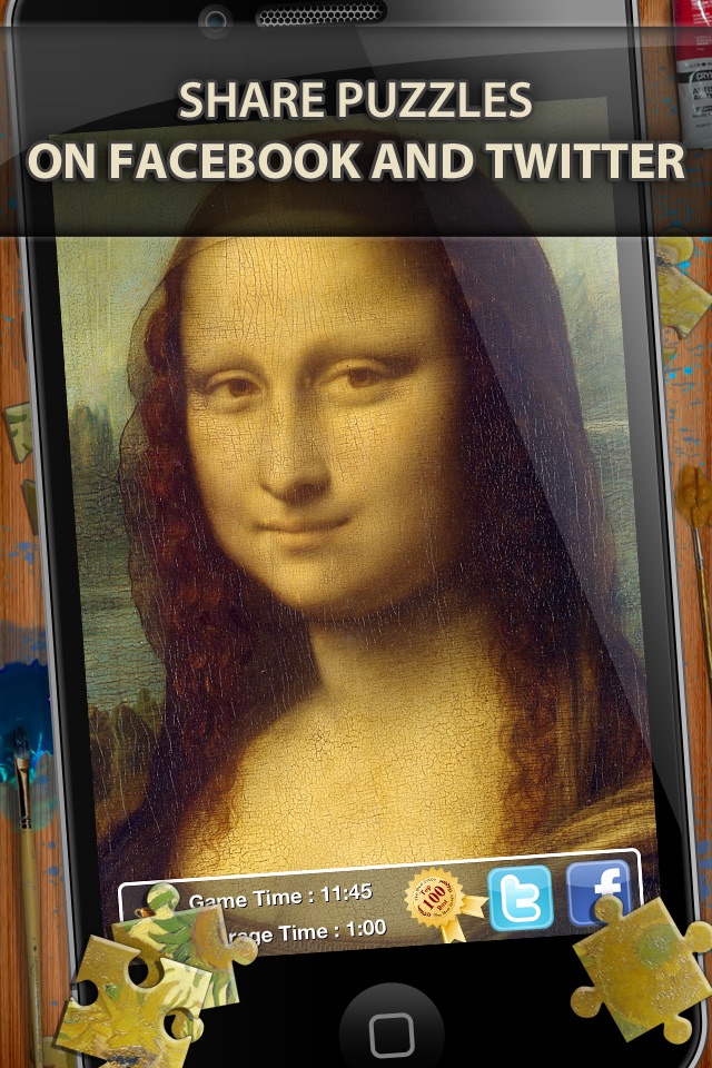 Leonardo da Vinci Jigsaw Puzzles  - Play with Paintings. Prominent Masterpieces to recognize and put together screenshot 4