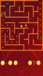 Dragon and Knight Maze (save the princess) screenshot #3 for iPhone