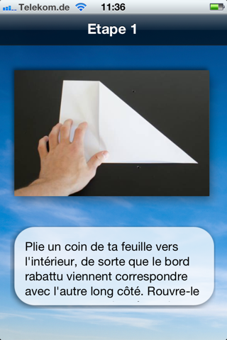 Paper aeroplane instructions - Free screenshot 4