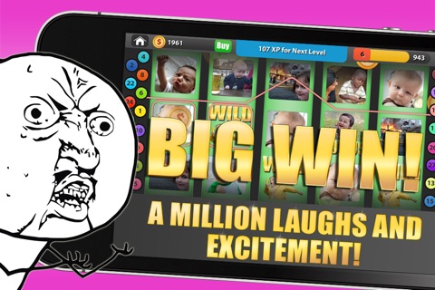 Slots of Laughs - Funny Memes Casino Jackpot Slot Machine Games screenshot 2