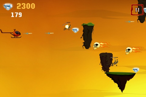 Helicopter crazy race in the valley of the death – A free flying diamond chase game screenshot 4