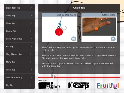 Carp Rig Guide For iPad screenshot 2