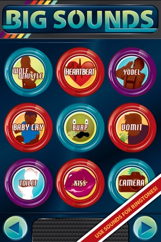 Big Sounds ~ sound effects button box + ringtones screenshot 2