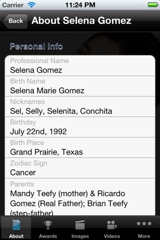 Selena Gomez Fan Club screenshot 2