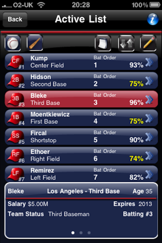 fizz baseball 2010 free iphone screenshot 4