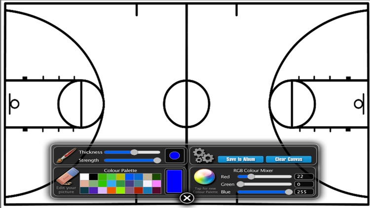 Basketball Coach Diagram