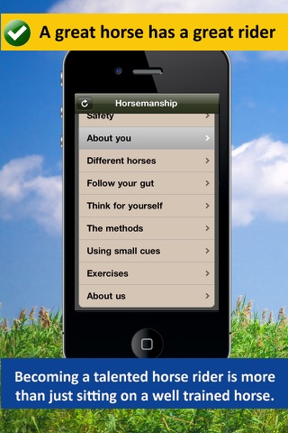 Horsemanship - Equestrian lessons for horse back riders screenshot 2