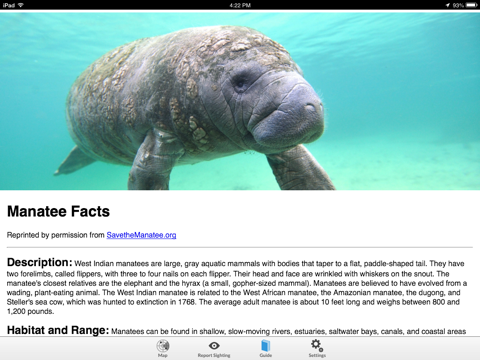 Screenshot #6 pour Manatee Alert